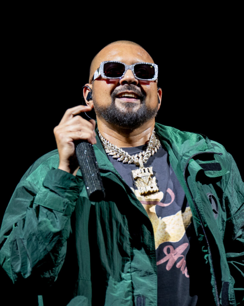 Sean Paul smiling portrait live performance in Milan, Italy, at Kozel Carroponte