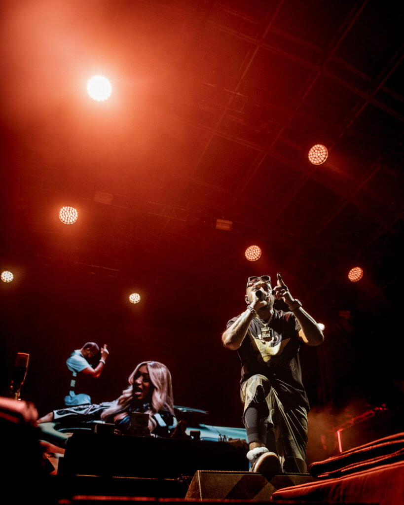 Sean Paul on red lighting live performance in Milan, Italy, at Kozel Carroponte, 2026